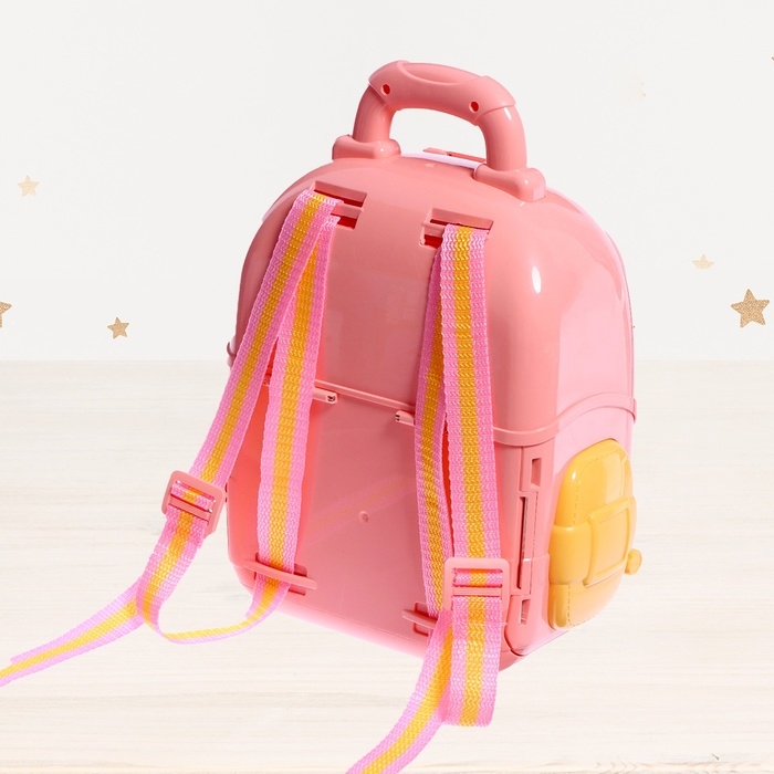 Дом для кукол «Рюкзачок» с куклами, мебелью и аксессуарами Дом для кукол «Рюкзачок» с куклами, мебелью и аксессуарами