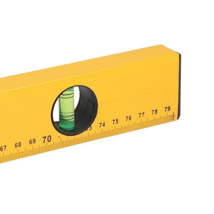 Уровень алюминиевый ТУНДРА, 3 глазка, линейка, 800 мм Уровень алюминиевый ТУНДРА, 3 глазка, линейка, 800 мм