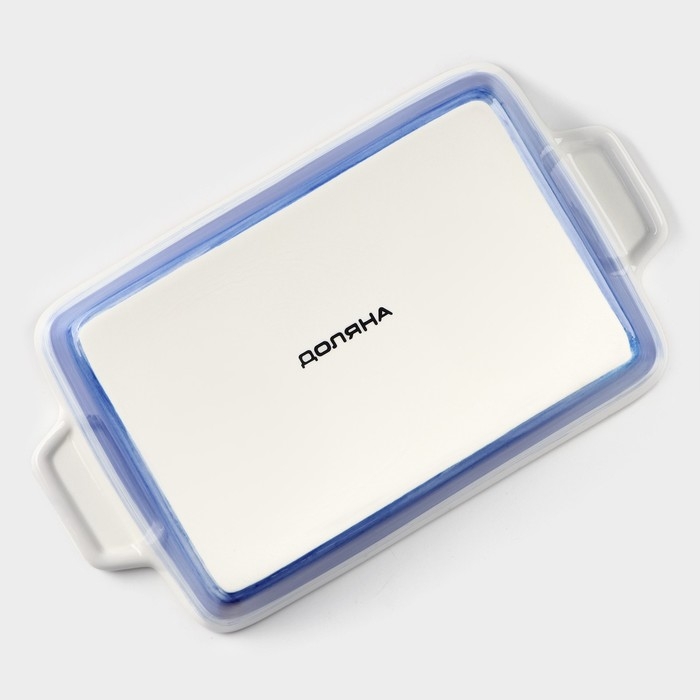 Форма для запекания из фарфора прямоугольная Доляна «Космос», 700 мл, 23,5×13,5×4,5 см, цвет синий Форма для запекания из фарфора прямоугольная Доляна «Космос», 700 мл, 23,5×13,5×4,5 см, цвет синий