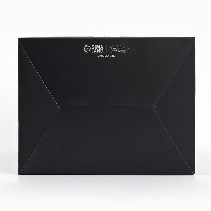 Коробка подарочная складная с 3D эффектом, упаковка, «Настоящему мужчине», 18 х 14 х 23 см