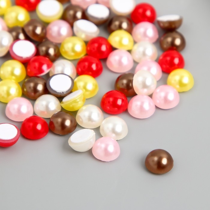 Жемчужинки самоклеящиеся Жемчужинки самоклеящиеся "Ассорти 1" d-0,7 см набор 10 гр