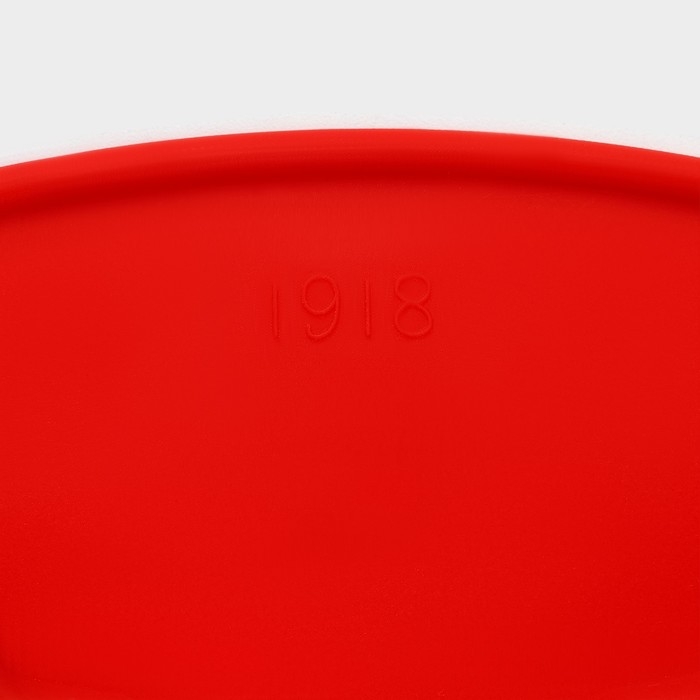 Форма для выпечки новогодняя Доляна &laquo;Снежинка&raquo;, силикон, 23&times;3,5 см, цвет красный