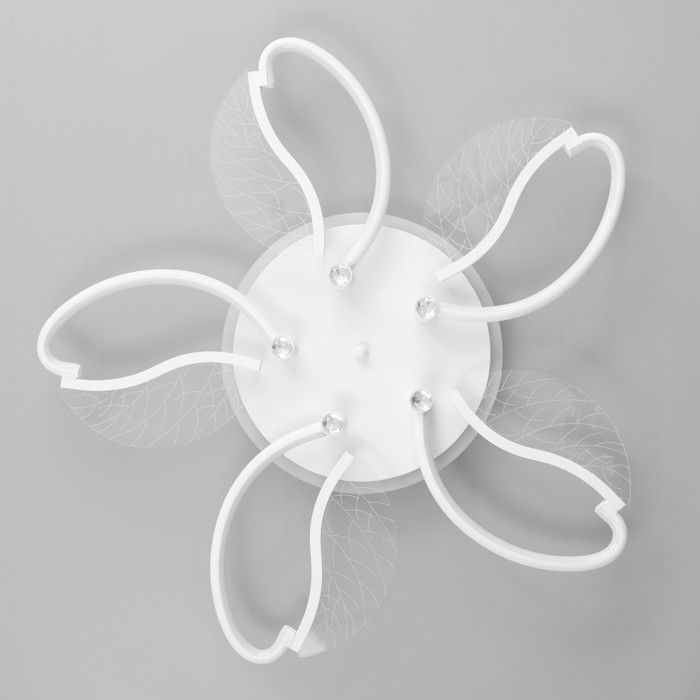 Люстра Люстра "Астрид" 5хLED 110Вт 3000-6000К RGB белый 65х65х8см