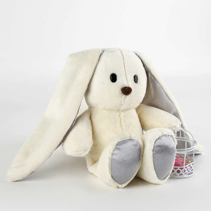 Новогодняя мягкая игрушка «Lu с гирляндой», заяц, 25 см, на новый год Новогодняя мягкая игрушка «Lu с гирляндой», заяц, 25 см, на новый год