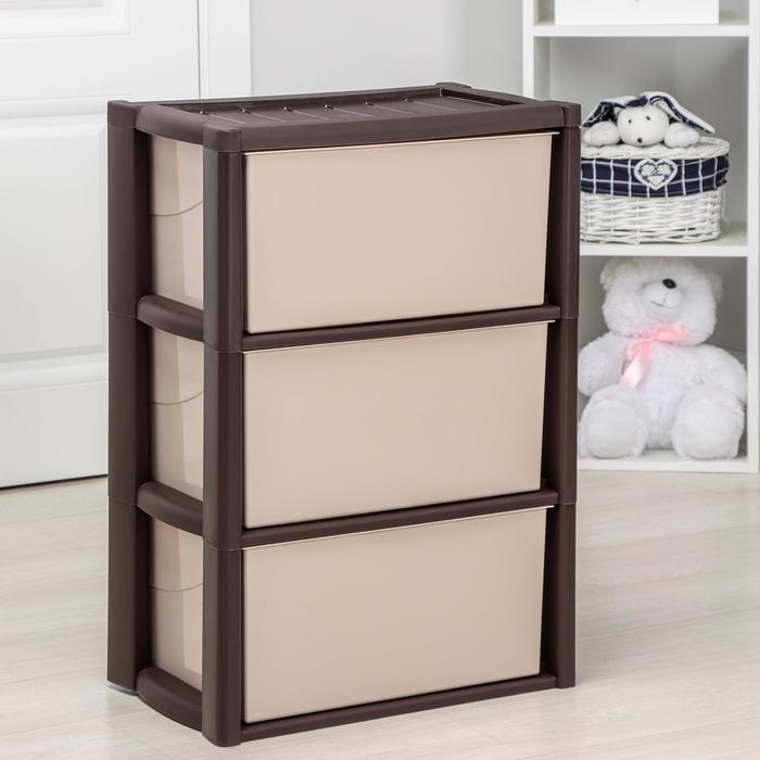 Комод 3-х секционный «Колорит», цвет венге Комод 3-х секционный «Колорит», цвет венге