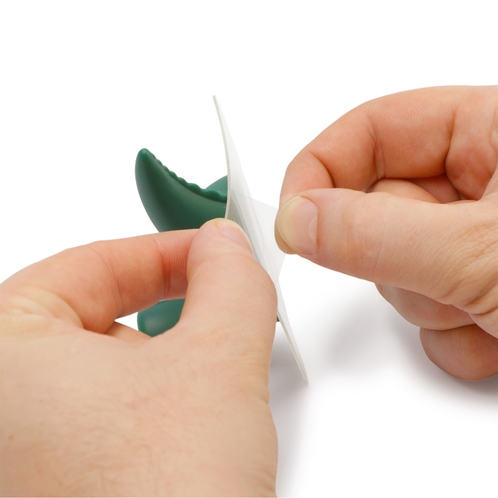 Крючок самоклеящийся CAPPIO MUMURING, однорожковый, зеленый Крючок самоклеящийся CAPPIO MUMURING, однорожковый, зеленый