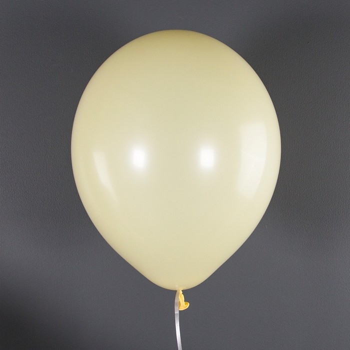 Шар латексный 12 Шар латексный 12", макарунс, 100 шт., светло-жёлтый
