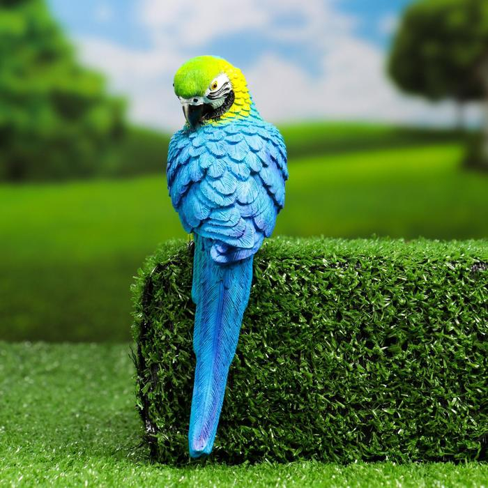 Подвесной декор  Подвесной декор "Синий Ара" 9х6х20см