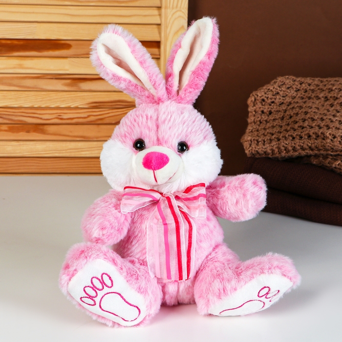 Мягкая игрушка «Зайчик», 22 см, цвета МИКС Мягкая игрушка «Зайчик», 22 см, цвета МИКС