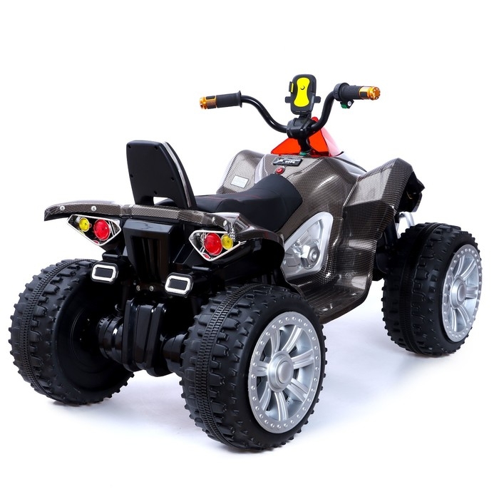 Электромобиль «Квадроцикл», 2 мотора, цвет чёрный карбон Электромобиль «Квадроцикл», 2 мотора, цвет чёрный карбон