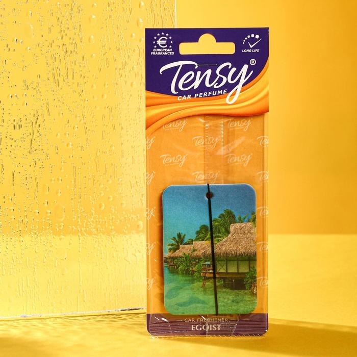 Ароматизатор подвесной Tensy картонный, Эгоист TA-07 МИКС Ароматизатор подвесной Tensy картонный, Эгоист TA-07 МИКС