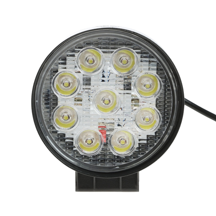Фара светодиодная дополнительная 9 Cree smd 27 Вт, 10 - 30 В, 110 мм, круглая Фара светодиодная дополнительная 9 Cree smd 27 Вт, 10 - 30 В, 110 мм, круглая