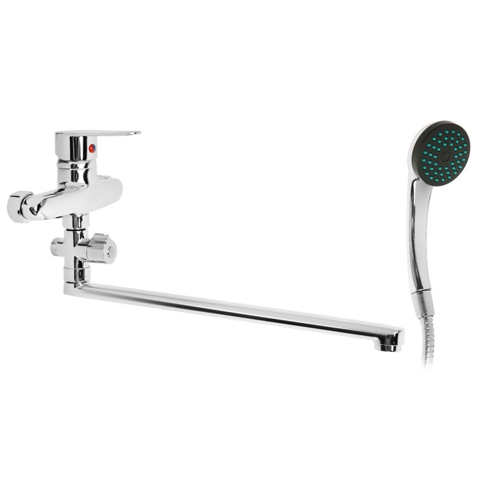 Смеситель для ванны Istok life Standard 0402.418, однорычажный, излив 280 мм, хром Смеситель для ванны Istok life Standard 0402.418, однорычажный, излив 280 мм, хром