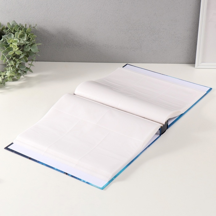 Фотоальбом на 500 фото 10x15 см Фотоальбом на 500 фото 10x15 см "Небесный кит" в коробке 5,5x30x33,5 см