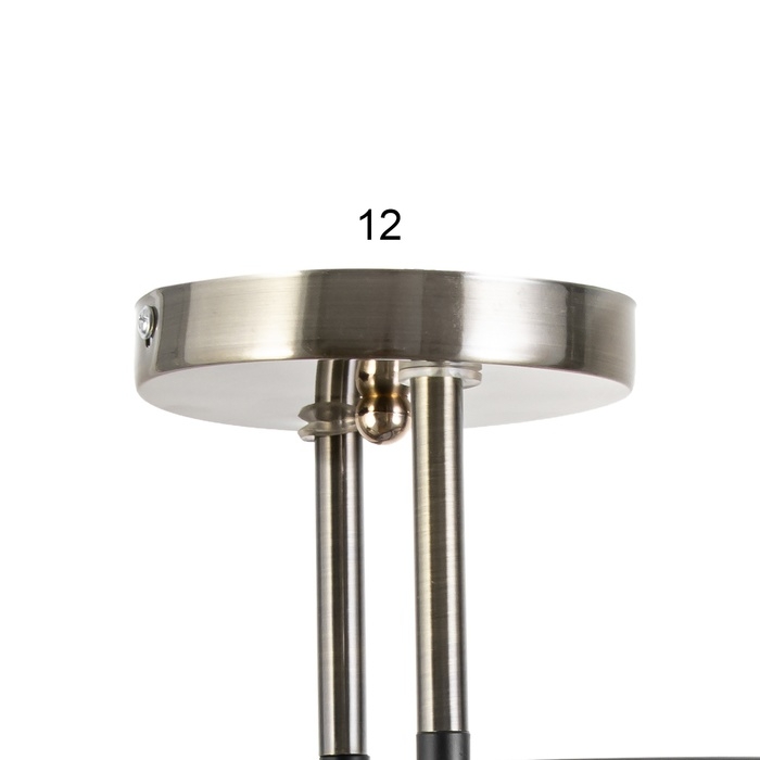 Люстра Люстра "Каэль" 2хЕ27 40Вт черно-бронзовый 40х28 см