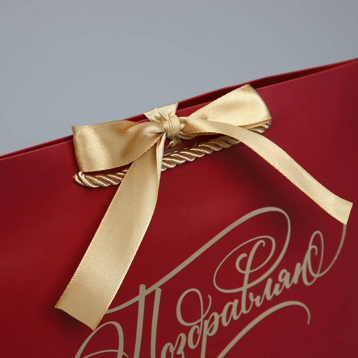 Пакет подарочный, упаковка, «Поздравляю от души», 19 х 20 х 9 см Пакет подарочный, упаковка, «Поздравляю от души», 19 х 20 х 9 см