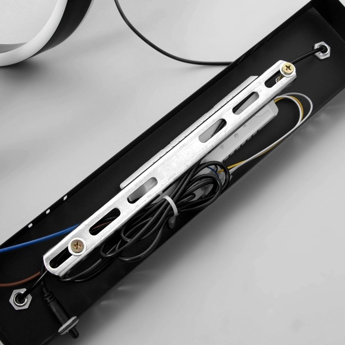 Светильник с ПДУ Светильник с ПДУ "Вирджин" LED 150Вт 3000-6000К черный 80х24х26 см