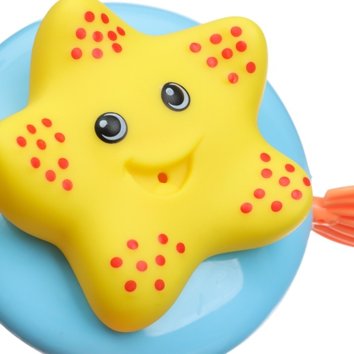 Заводная игрушка для ванны с брызгалкой «Звезда», Крошка Я Заводная игрушка для ванны с брызгалкой «Звезда», Крошка Я