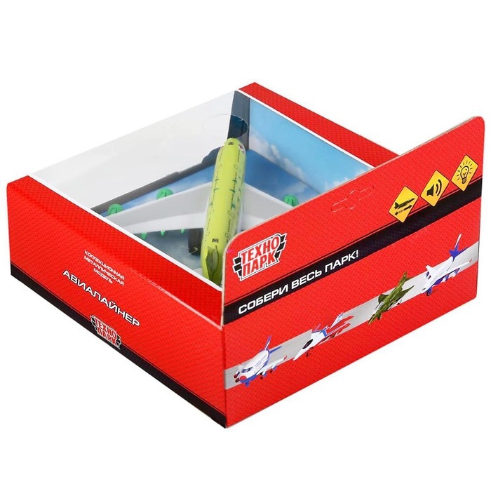 Модель самолёта металлическая «Авиалайнер S7», инерционный, светозвуковые эффекты, 17,5х19,5 см Модель самолёта металлическая «Авиалайнер S7», инерционный, светозвуковые эффекты, 17,5х19,5 см