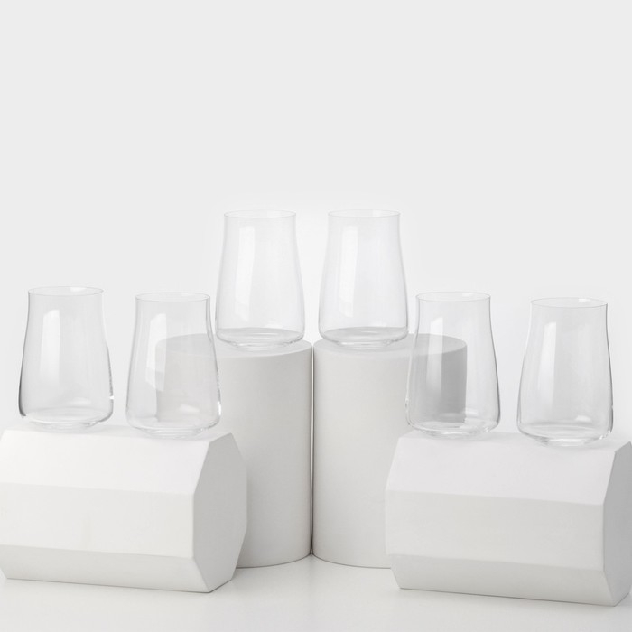 Набор стеклянных стаканов Alex, 400 мл, 6 шт Набор стеклянных стаканов Alex, 400 мл, 6 шт