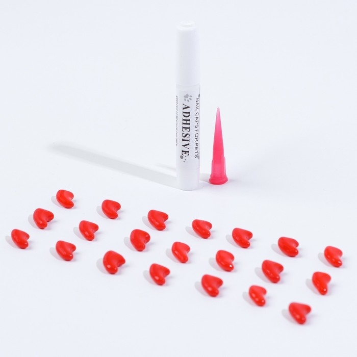 Когти накладные Когти накладные "Антицарапки", размер XS, красные