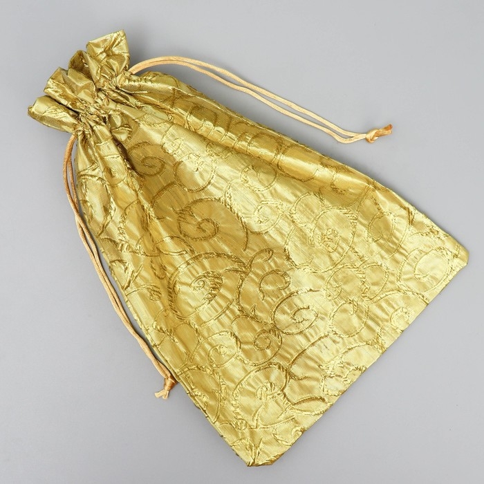 Мешочек подарочный парча «С Новым Годом», 20 х 30 см +/- 1.5 см, Новый год Мешочек подарочный парча «С Новым Годом», 20 х 30 см +/- 1.5 см, Новый год