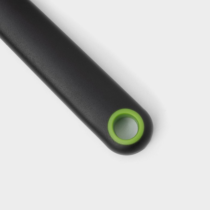 Ложка для мороженого Доляна Lime, 20×5,3 см, цвет чёрно-зелёный Ложка для мороженого Доляна Lime, 20×5,3 см, цвет чёрно-зелёный