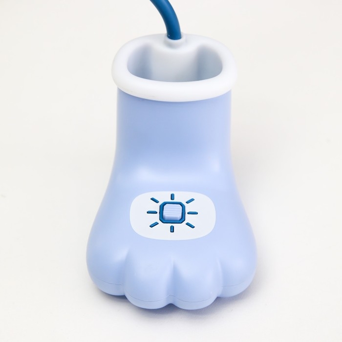 Настольная лампа "Лапка" 14xLED 3Вт USB АКБ МИКС 10,5х6,5х26 см RISALUX