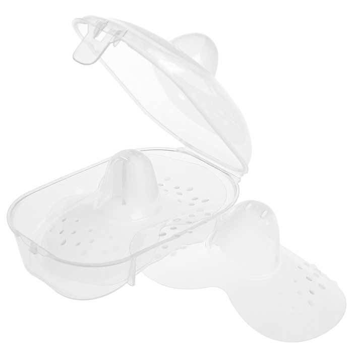 Накладки на грудь для кормления малышей силиконовые многоразовые, набор 2 шт, размер S Накладки на грудь для кормления малышей силиконовые многоразовые, набор 2 шт, размер S