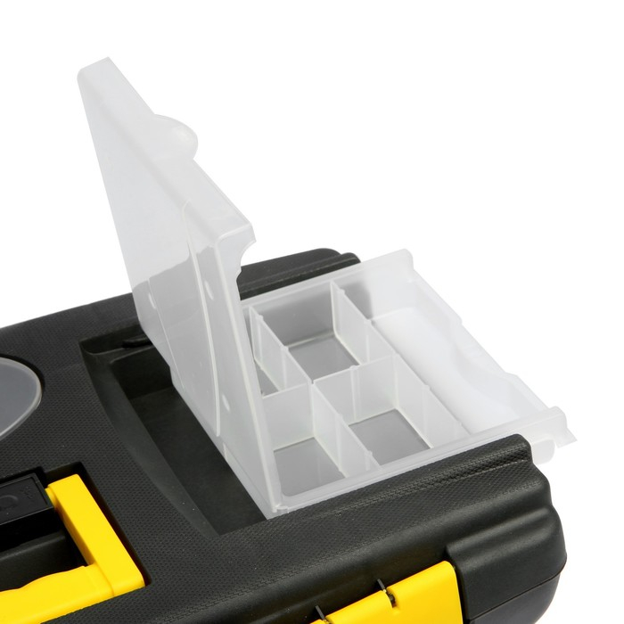 Ящик для инструмента ТУНДРА, 19 Ящик для инструмента ТУНДРА, 19", 490 х 275 х 240 мм, пластиковый