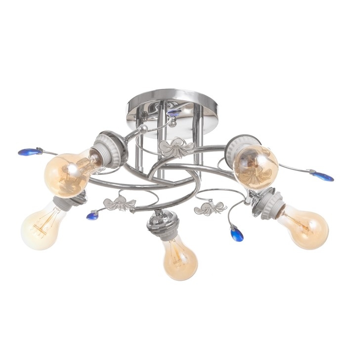 Люстра Люстра "Вивиан" бп 5х40Вт Е27 Хром МОДЕЛЬ: 2612358