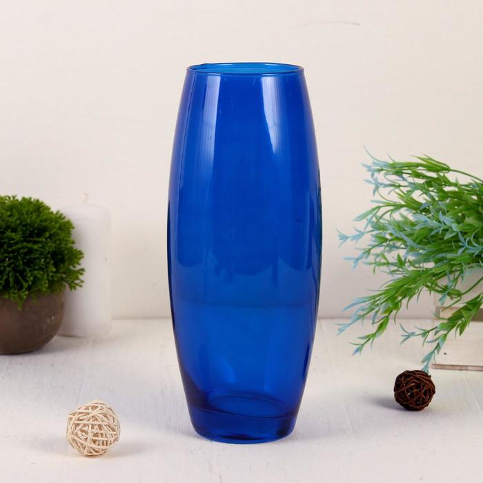 Ваза Ваза "Кобольт глянцевая " d-8см, 10,5х26см