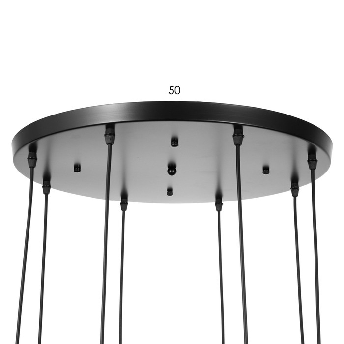 Светильник-каскад Светильник-каскад "Треугольник" 8хЕ27 40Вт черный 60х60х290 см