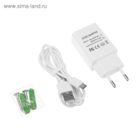 Видеокамера WiFi Luazon, CAM-06, управление со смартфона, 1.3Мп, поворот 355, microSD, белая