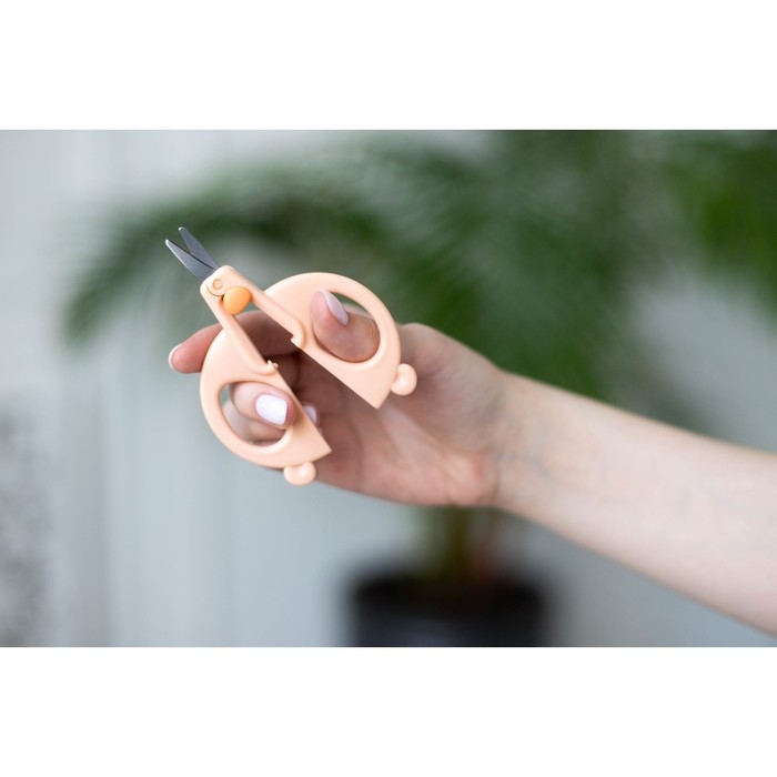 Детские маникюрные ножницы «Панда», цвет розовый Детские маникюрные ножницы «Панда», цвет розовый