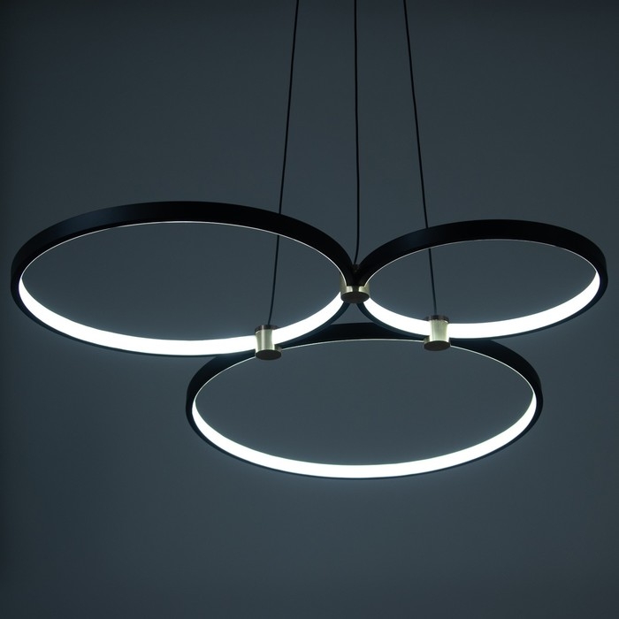 Светильник Светильник "Ланас" LED 150Вт чёрно-золотой 86х70х3,3 см BayerLux