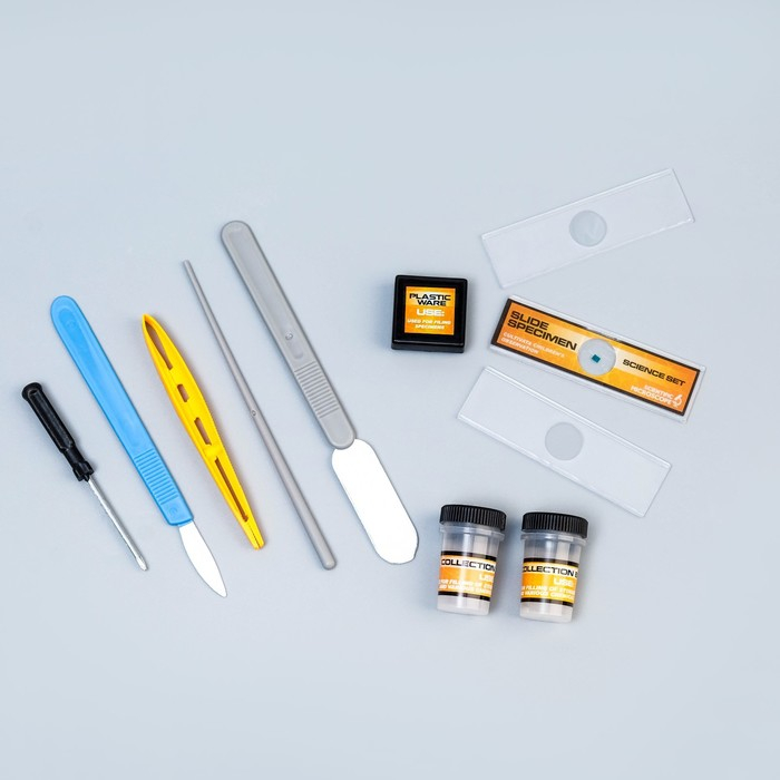 Микроскоп Микроскоп "Юный ученый" кратность до х1200, желтый, подсветка