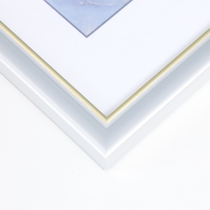 Фоторамка пластик Фоторамка пластик "Офис 8" 21х30 см, серебро