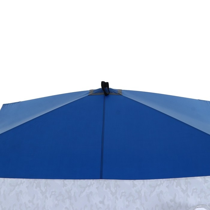 Палатка зимняя куб СЛЕДОПЫТ 1.8 х 1.8 м, ткань Oxford, цвет сине-белый с принтом Палатка зимняя куб СЛЕДОПЫТ 1.8 х 1.8 м, ткань Oxford, цвет сине-белый с принтом