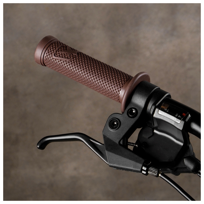 Грипсы 120 мм, внутренний диаметр 24 мм, цвет коричневый Грипсы 120 мм, внутренний диаметр 24 мм, цвет коричневый