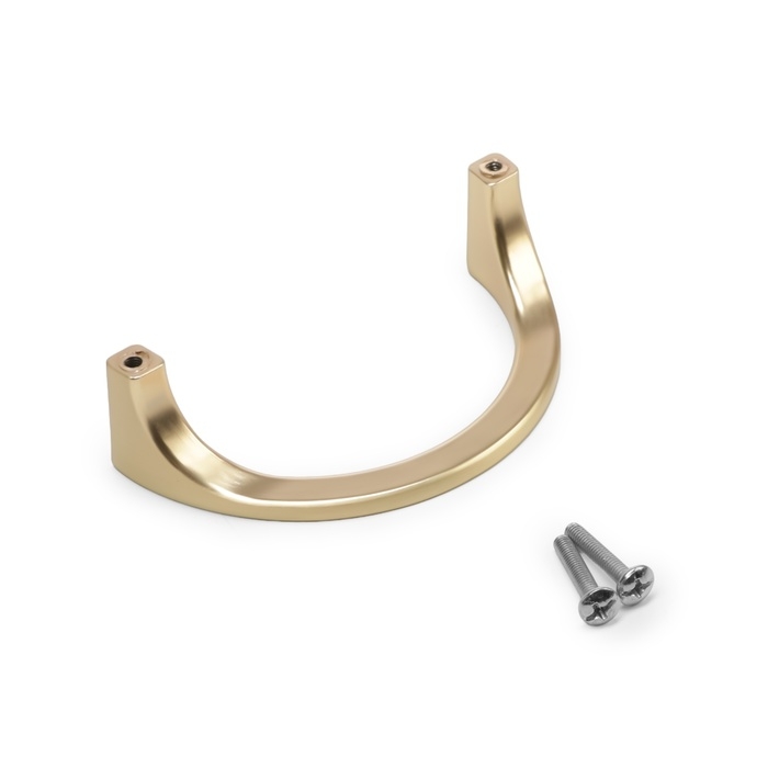 Ручка скоба CAPPIO полукруг, алюминий, м/о 96 мм, цвет сат. золото Ручка скоба CAPPIO полукруг, алюминий, м/о 96 мм, цвет сат. золото