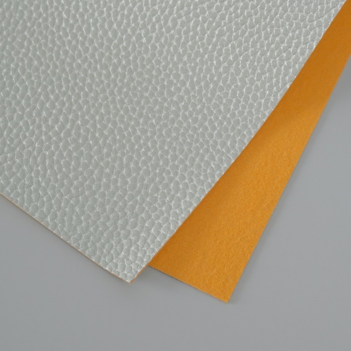 Лист для творчества иск.кожа Лист для творчества иск.кожа "Рисунок Личи" серо-голубой лист 33х20 см толщина 1 мм