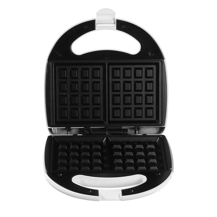 Электровафельница Luazon WV-02, 750 Вт, венские вафли, антипригарное покрытие, белая Электровафельница Luazon WV-02, 750 Вт, венские вафли, антипригарное покрытие, белая