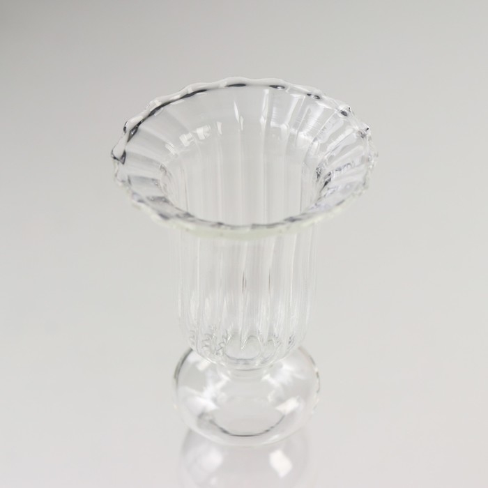 Подсвечник стекло на 1 свечу Подсвечник стекло на 1 свечу "Гаронн" прозрачный 18х7,5х7,5 см