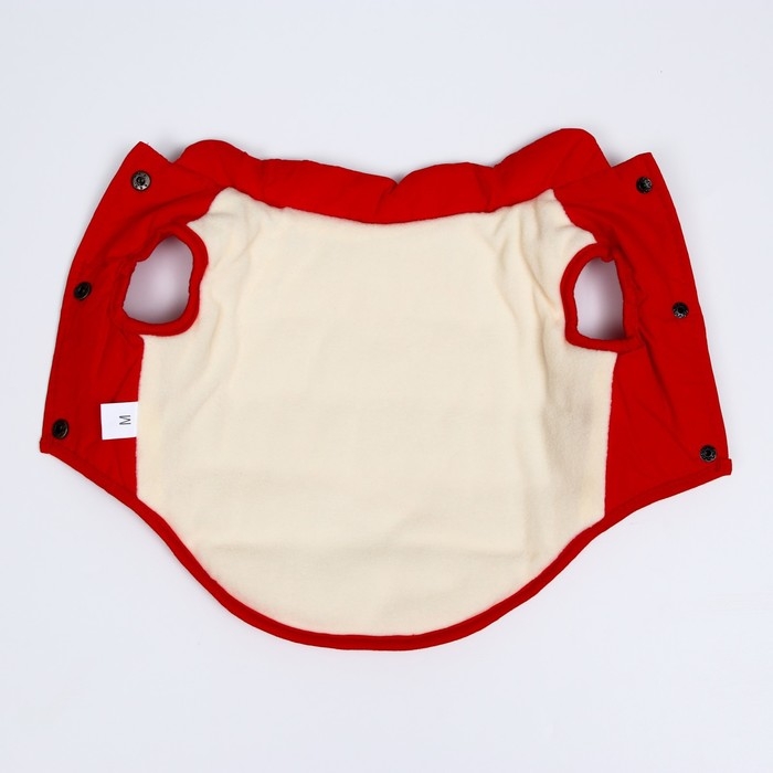 Куртка для собак, S (ДС 20 см, ОШ 23 см, ОГ 32 см), красная Куртка для собак, S (ДС 20 см, ОШ 23 см, ОГ 32 см), красная