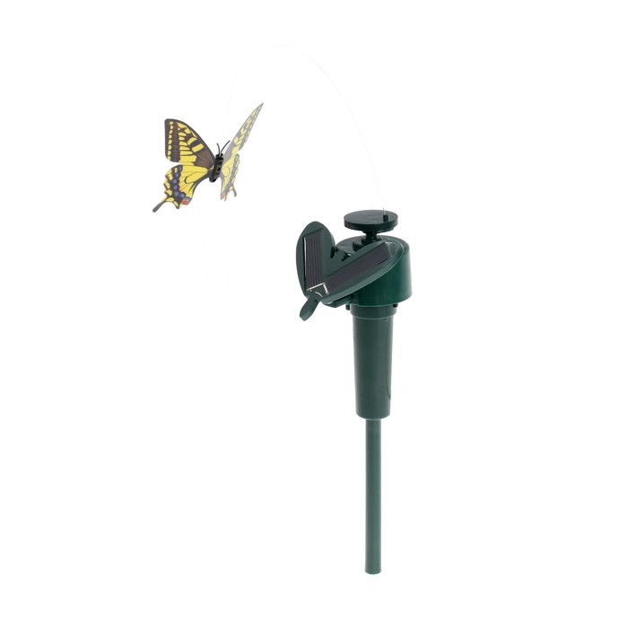 Отпугиватель птиц и других животных Luazon LRI-32, от солнечной батареи, зеленый Отпугиватель птиц и других животных Luazon LRI-32, от солнечной батареи, зеленый