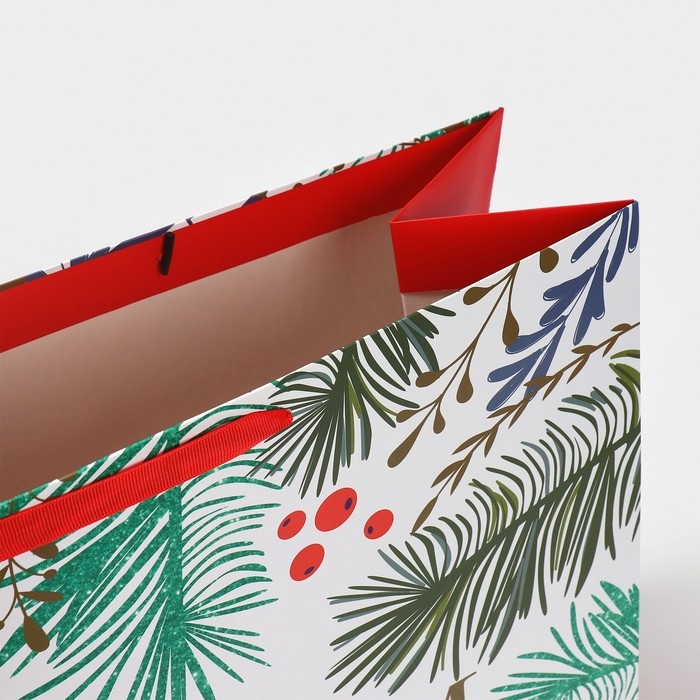 Пакет подарочный новогодний ламинированный &laquo;Счастья&raquo;, XL 49 х 40 х 19 см, Новый год