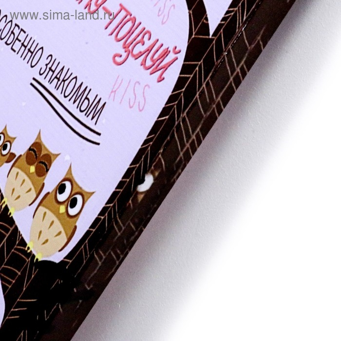 Картина на холсте Картина на холсте "Правила дома" совята 40х50 см