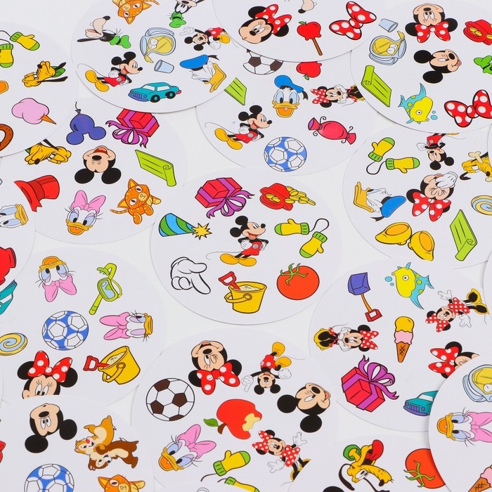 Карточная игра на скорость и реакцию «Дуббль», 55 карт, 5+, Микки Маус и его друзья Карточная игра на скорость и реакцию «Дуббль», 55 карт, 5+, Микки Маус и его друзья