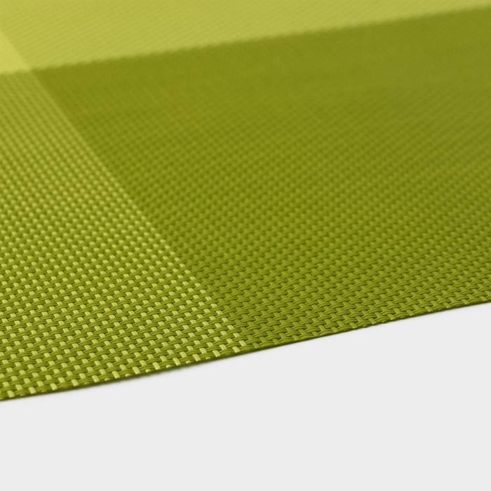 Салфетка сервировочная на стол «Настроение», 45×30 см, цвет зелёный